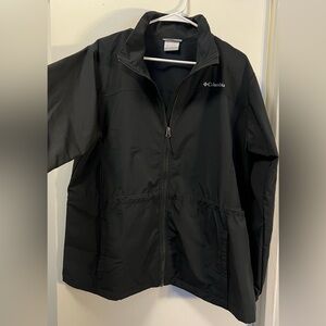 Columbia Women’s Plus 1X Black Textured Full-Zip Jacket